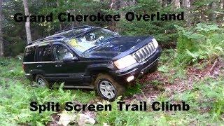 Split Screen Grand Cherokee Overland WJ 4.7HO Off Road Forest Trail