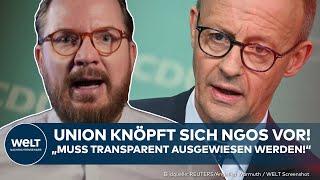 DEUTSCHLAND: NGOs im Visier der Union! Debatte über Steuergeld sorgt für Wut bei Linken und Grünen