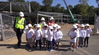 Kindergarten visits the GRTW Academy Construction Site 9-12-14