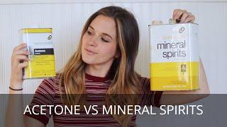 Mineral Spirits vs Acetone | How and When to Use | This or That DIY