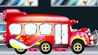 Magiczny szkolny autobus- Pipo i jego laweta| Kreskówka jak Minecraft dla dzieci