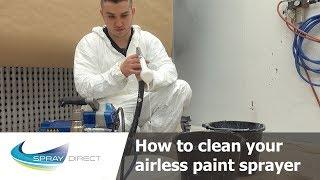 How to clean your Airless Paint Sprayer