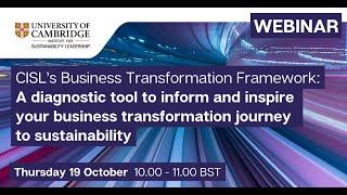 Business Transformation Framework Webinar