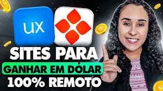 5 Sites De TRABALHO REMOTO Que Paga Em Dólar Para Iniciantes (Sem Experiência)