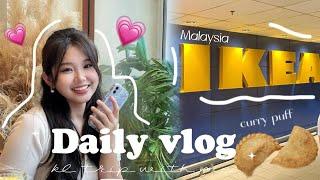 KL Daily vlog| IKEA Malaysia shopping | curry puff | drink coffee | KTV day｜*English sub｜