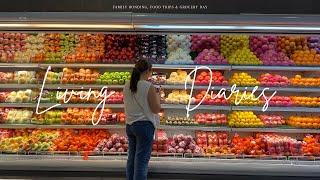 LIVING DIARIES: Grocery w/ me, family gatherings + my monthly recap 