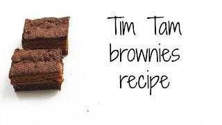 How to make Tim Tam brownies recipe