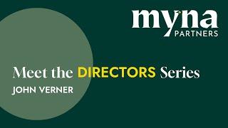 Meet the Directors Series  - John Verner