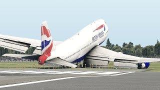 World's Heaviest Boeing 747-400 Take Off Attempt [XP11]