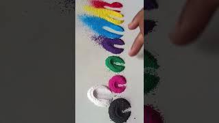 simple Rangoli, satisfying rangoli, Easy rangoli, Tricks and tips,ASMR#rangoli #satisfying #asmr