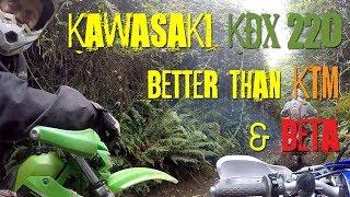 Kawasaki KDX220 - Better Than KTM & Beta For Greenlaning