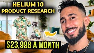 Helium 10 Product Research Tutorial | Making $42,389 Selling This!