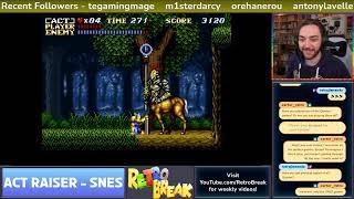 ActRaiser - Part 1 [RetroBreak Live Stream VOD]