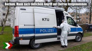 Mann tötet Ehefrau in Bochum