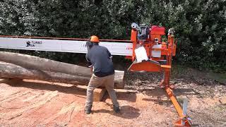 Wide boards with a Turbosawmill.