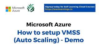 VMSS Demo (Virtual Machine Scale Set) in Azure, How Autoscaling works in Azure