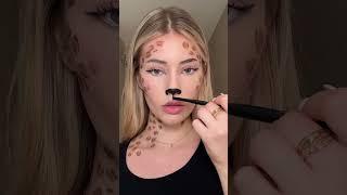 Leopard makeup Tutorial  #tatianakaer #shorts