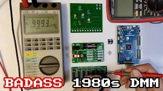 Vintage Multimeter SIEMENS B1023 from 1987: Demonstration of one of the best DMMs of the 80s