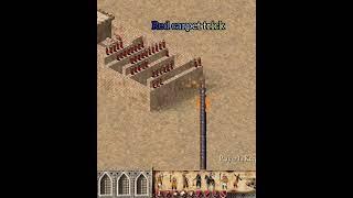 I invented this technique myself, Stronghold Crusader