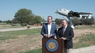 Rep. Pfluger and Rep. Calvert Visit Goodfellow AFB, Emphasize Importance of Upgr...