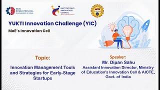 Session on Innovation Management Tools and Strategies for Early Stage Startup