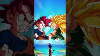 kid Goten Ultra ins... vs kid Trunks ultra ego  #sorts #dbs #dbz