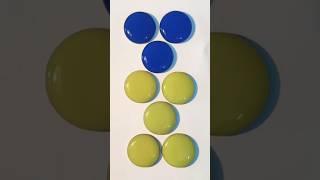 #75 Hard Art Challenge | Relaxing Color Pours Over Intricate Coin Shapes – Day 1 | Part 3