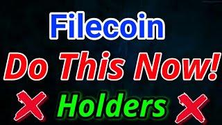 Filecoin Latest Update || Filecoin Price prediction Updates! Filecoin Today News