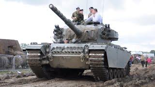 Centurion tank IN ACTION at War & Peace Show