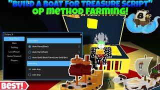 Build A Boat For Treasure "Script/Hack" Latest Auto Farm Gold,Fling/Yeet People,Tp Certain Place