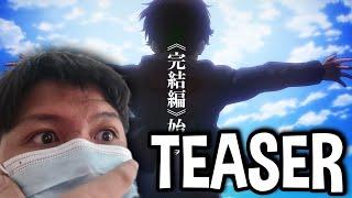 Attack on Titan The Final Season Part 3 TRAILER Reaction