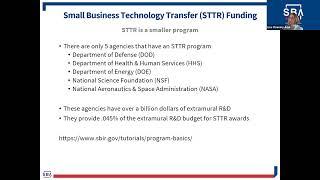 VI SBDC Webinar Tuesday with SBA: Technology Innovation Funding SBIR/STTR