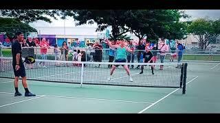 Pickleball PRO Riley Newman Newly Invented Trick Serve !