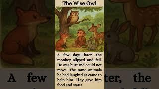 The Wise Owl #english #englishstories #storytelling