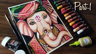 Ganpati Drawing Easy Step by Step | Ganesh Drawing | Vinayakudu drawing | Vinayaka Drawing