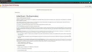 NMBON Nclex Application Tutorial