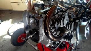 460cc 25hp Vegas cart engine , first run , fitted to ppg trike.