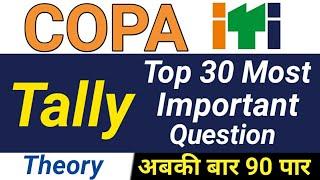 ITI COPA Tally MCQ accounting questions and answers important for ITI Theory Exam 2022 NCVT SCVT