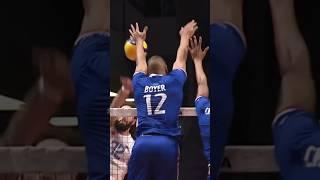 Monster block by Stephen Boyer‍ #epicvolleyball #volleyballworld #volleyball