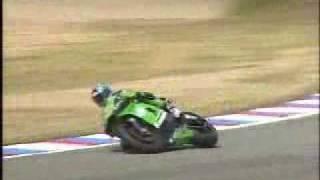 Alex Hofmann at the Czech GP 2004 - Kawasaki Moto GP