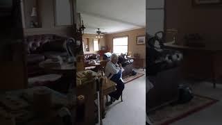 The Garland Family house. Part one. Kitchen and livingroom. My mom's one room school house.