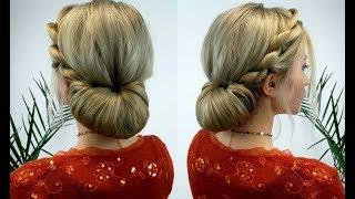 EASY AND CUTE HAIRSTYLE EASY ELEGANT BUN WITH ROPE BRAIDS | Awesome Hairstyles 