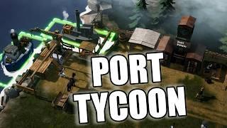 NEW Harbor Base Builder!! - Portobugia - Port Management City Builder Tycoon