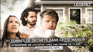 11 TONNES DE DÉCHETS DANS CETTE MAISON  : SYNDROME DE DIOGÈNE CHEZ UNE FEMME DE 74 ANS !