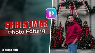 Christmas Special Photo Editing In PicsArt || Christmas photo manipulation - Artistrajk