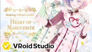 【VRoid】The Making of VRoid Clothing !【Heart of Marguerite Outfit】