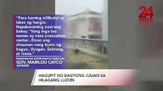 Hagupit ng Bagyong Julian sa hilagang Luzon | 24 Oras