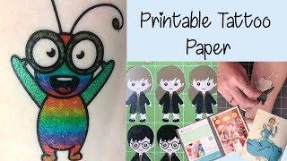 Printable Tattoo Paper