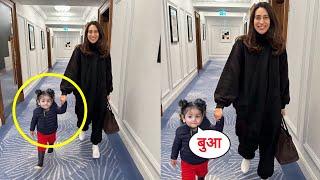 Karishma Kapoor Walk in SWAG With Alia Bhatt Cute Daughter Raha Kapoor 