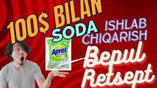 Kir yuvish kukuni bepul retsepti | Parashok ishlab chiqarish #soda #parashok #sovun